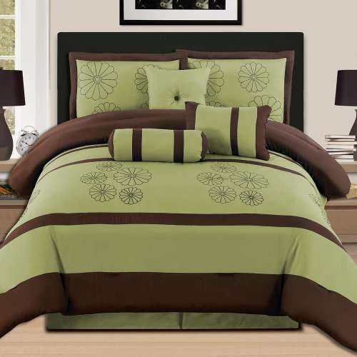 Luxury Embroidery Comforter Set Bed-in-a-bag